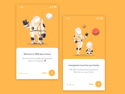 Space Travel Purchase - App Concept 👩🏻‍🚀 app clean concept design illustration onboarding simple typography ui ux vector