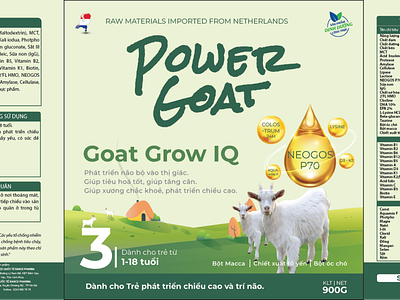 Power Goat IQ catalogue design graphic design illustration vector