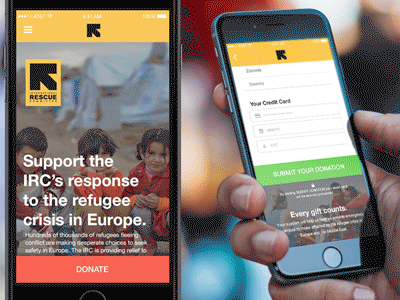Daily UI 002: IRC Donation (Credit Card Checkout)
