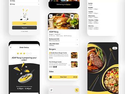 Socieaty 🍔 android app design food ios ui ux web