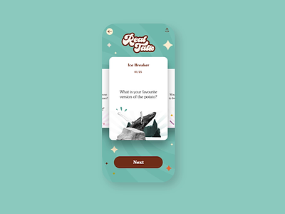 Real Talk 👄 app branding colourful conversation design game motion graphics social ui ui design web design
