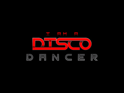 I AM A DISCO DANCER...! design graphic design illustration typography vector