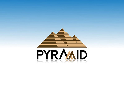 PYRAMID design graphic design illustration logo typography vector