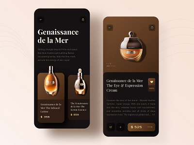 App page design of Maquillage brand Hall
