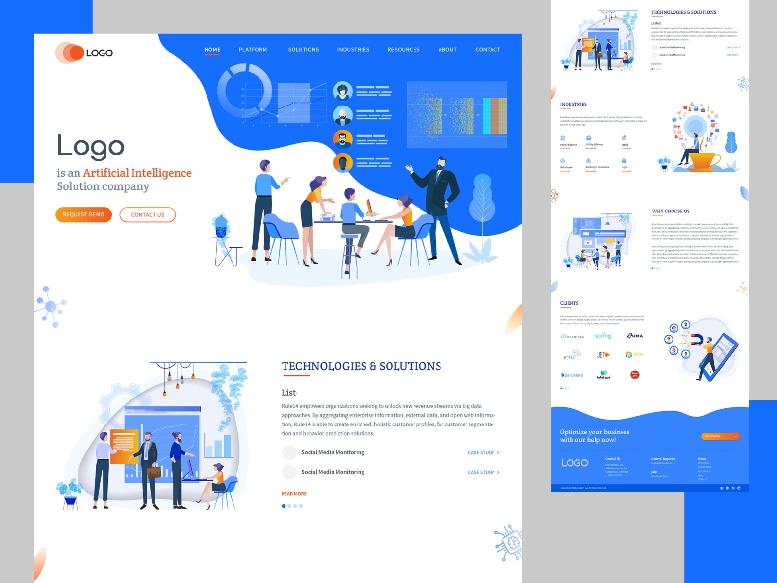 AI Website by Anjali Kulkarni on Dribbble