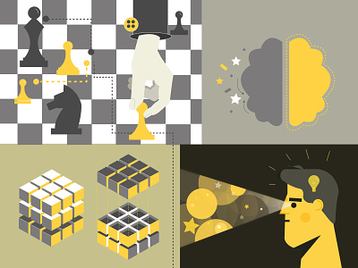 Set of chess illustrations adobe artwork collage design designinspiration digital digitalart graphic design icon illustartionart illustration ui vector vectorgraphic visualgraphic