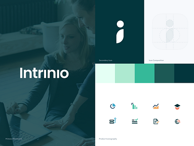 Intrinio Rebrand app app design branding finance fintech logo rebrand refresh