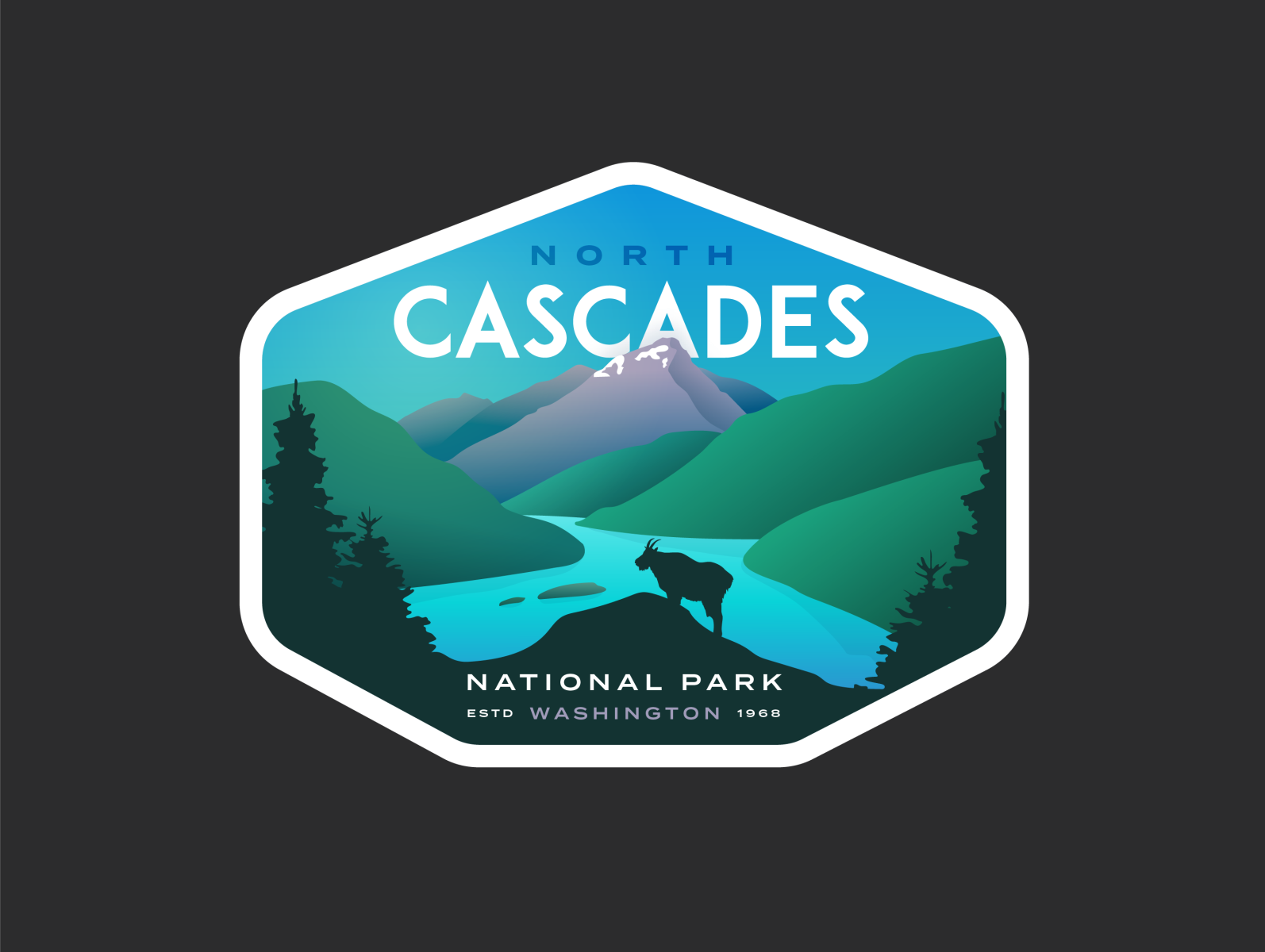 North Cascades by Alex Eiman on Dribbble