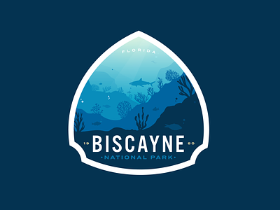 Biscayne Redux badge biscayne florida national park national parks outdoors scuba shark underwater