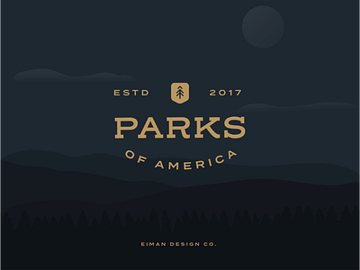 Parks of America Emblem badge emblem emblem logo emblems national park national parks outdoors parks vintage