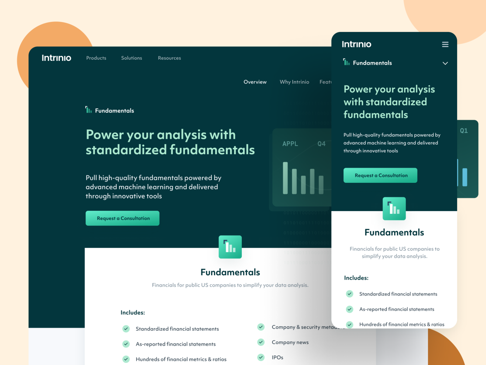 Intrinio Fundamentals By Alex Eiman On Dribbble