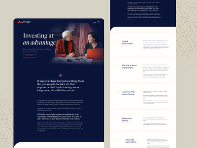 AptVest Learn Page design faq graphic design interface investment landing page real estate ui user experience ux web web illustration website