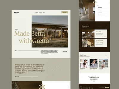 Gretta Landing Page - 30 Min Exercise design graphic design interface landing page ui user experience ux web web illustration website