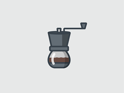 Hand Coffee Grinder coffee coffee grinder coffee icon grinder line icon