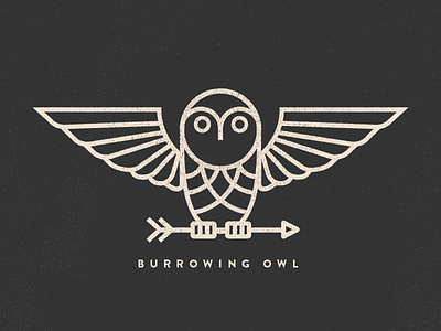 Burrowing Owl bar burrowing owl colorado springs grunge icon illustration line owl texture