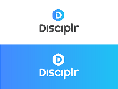 Disciplr Logo - Exploring Refresh blue curriculum custom disciplr gradient logo ministry saas type version 2