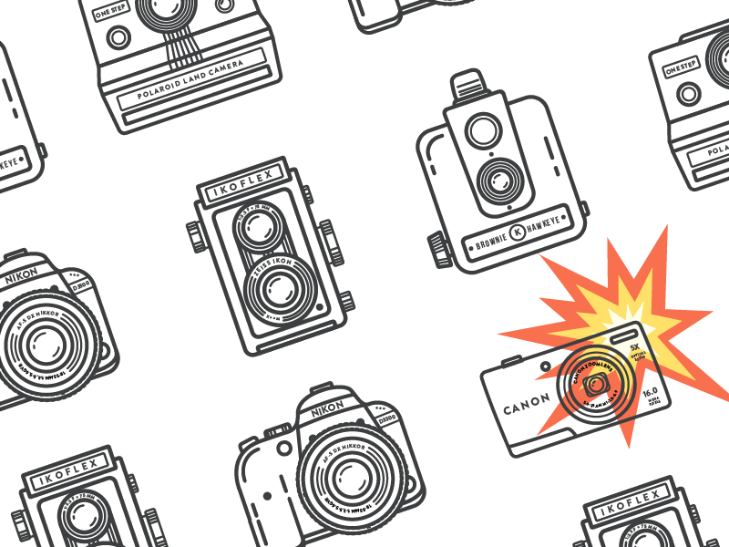 Emoji Book Camera With Flash (Preview) by Alex Eiman on Dribbble