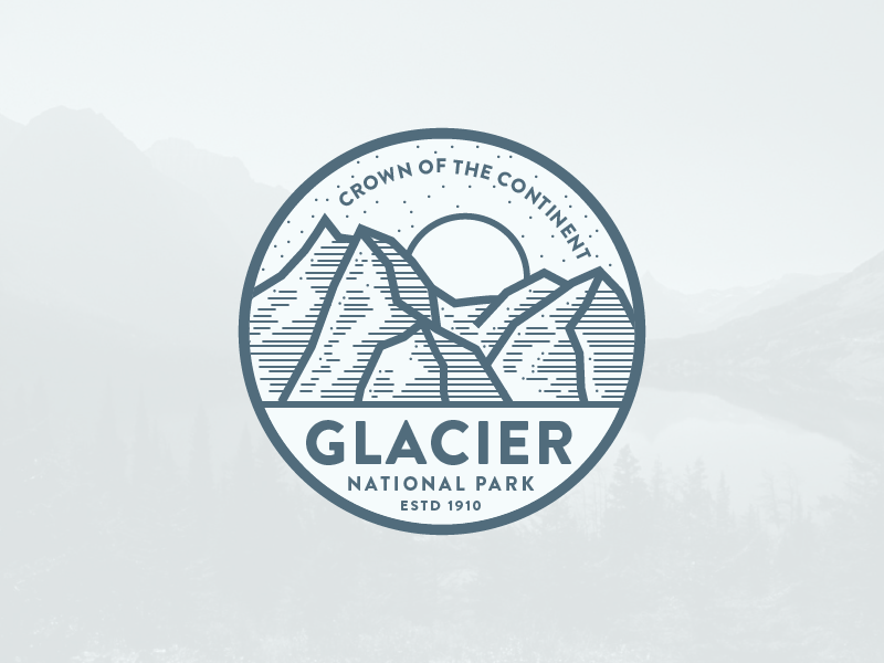 Glacier National Park By Alex Eiman On Dribbble