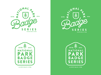 National Park Badge Series Logo