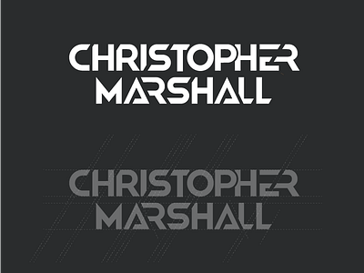 Christopher Marshall Concept custom cut dance dj edm electronic dance music futuristic letters trance turntable
