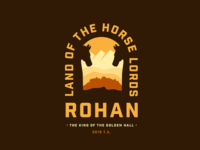 Rohan horses lord of the rings lotr mountain native space plains rohan silhouette