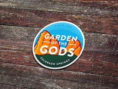 Garden of the Gods Stickers
