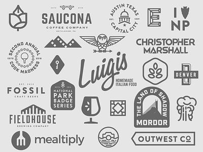 Logos 2017 branding freelance icon illustration logos monogram