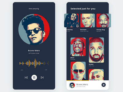 Mobile music app