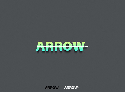 Arrow Logo Design Concept arrow art branding color creativity design gradient illustration latest lettering logo logo design texture trend typography