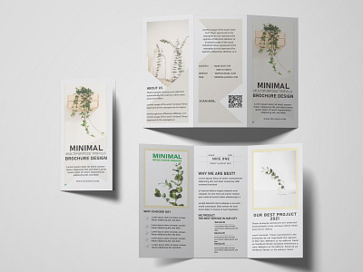 Minimal Trifold Brochure Design