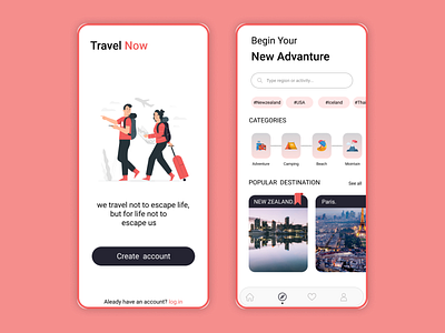 Travel Mobile App Design branding design designer figma mobile app travel ui uidesign