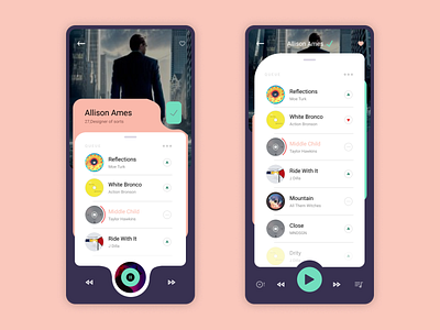 Music App Design branding design designer figma mobile app ui uidesign ux