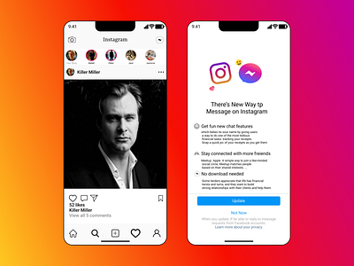 Instagram Mobile App Design branding design designer figma mobile app ui uidesign ux uxdesign