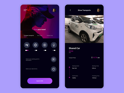 Travel App Design