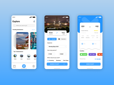 Travel App Design