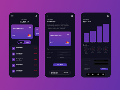 Money Management App Design