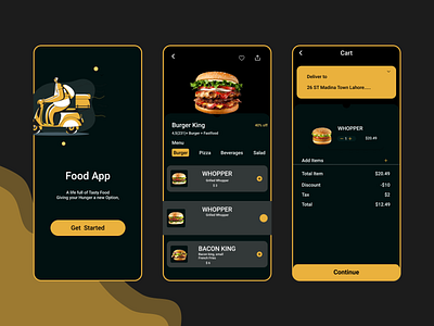 Food Oder App Design In Figma by Ashar on Dribbble