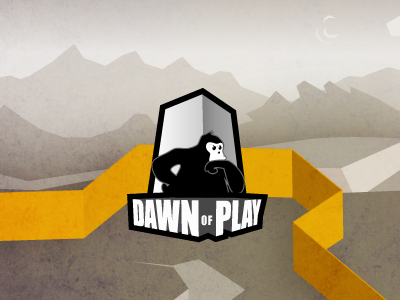 Dawn Of Play Website Header dawn design games handheld logo play website