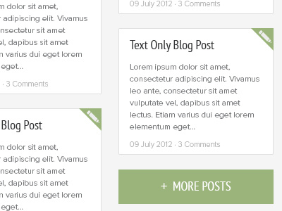 Foras Imaging 'More Posts' architect blog clean green masonry web