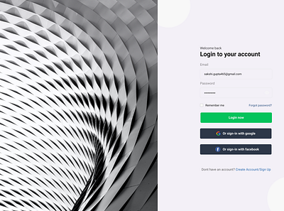 Login Page app daily design design design thinking designer figma mockup quick design typography ui user experiance user interface user research ux