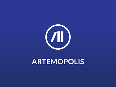 Artemopolis Logo Design books identity design library logo
