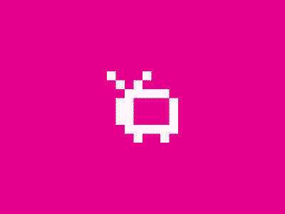 Pixel TV favicon icon logo pixel art