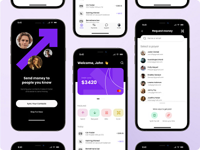 Mobile bank - App design app app design bank app collaboration design finance fintech ios app payment app ui ux wallet app