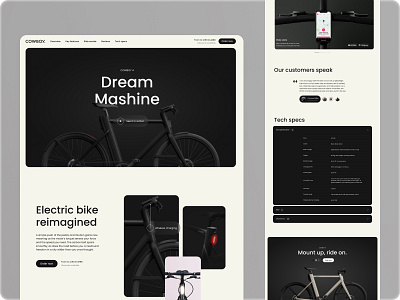 Web design admin bike clean design shop ui ux design web design web page webflow