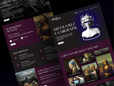 Meegeren Museum art design mobile design museum original ui ux webdesign