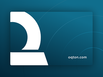Oqton Business Cards brand identity branding business cards graphic design