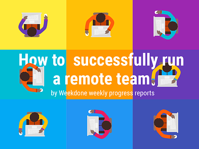 Infographic about remote teams