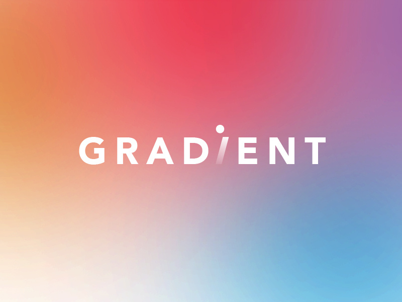 Gradient Logo gradient photographer designer media agency creative logo branding