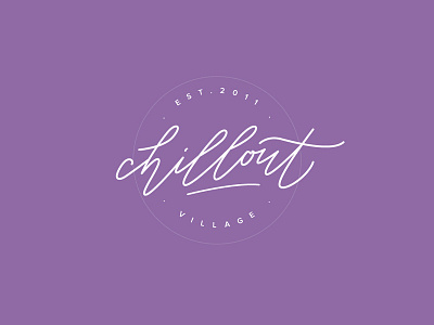 Chillout Village clothing fashion logo retro vintage
