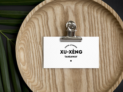 Xu Xeng black branding cafe clean coffee drinks juice logo minimal minimal branding takeaway typography vintage white